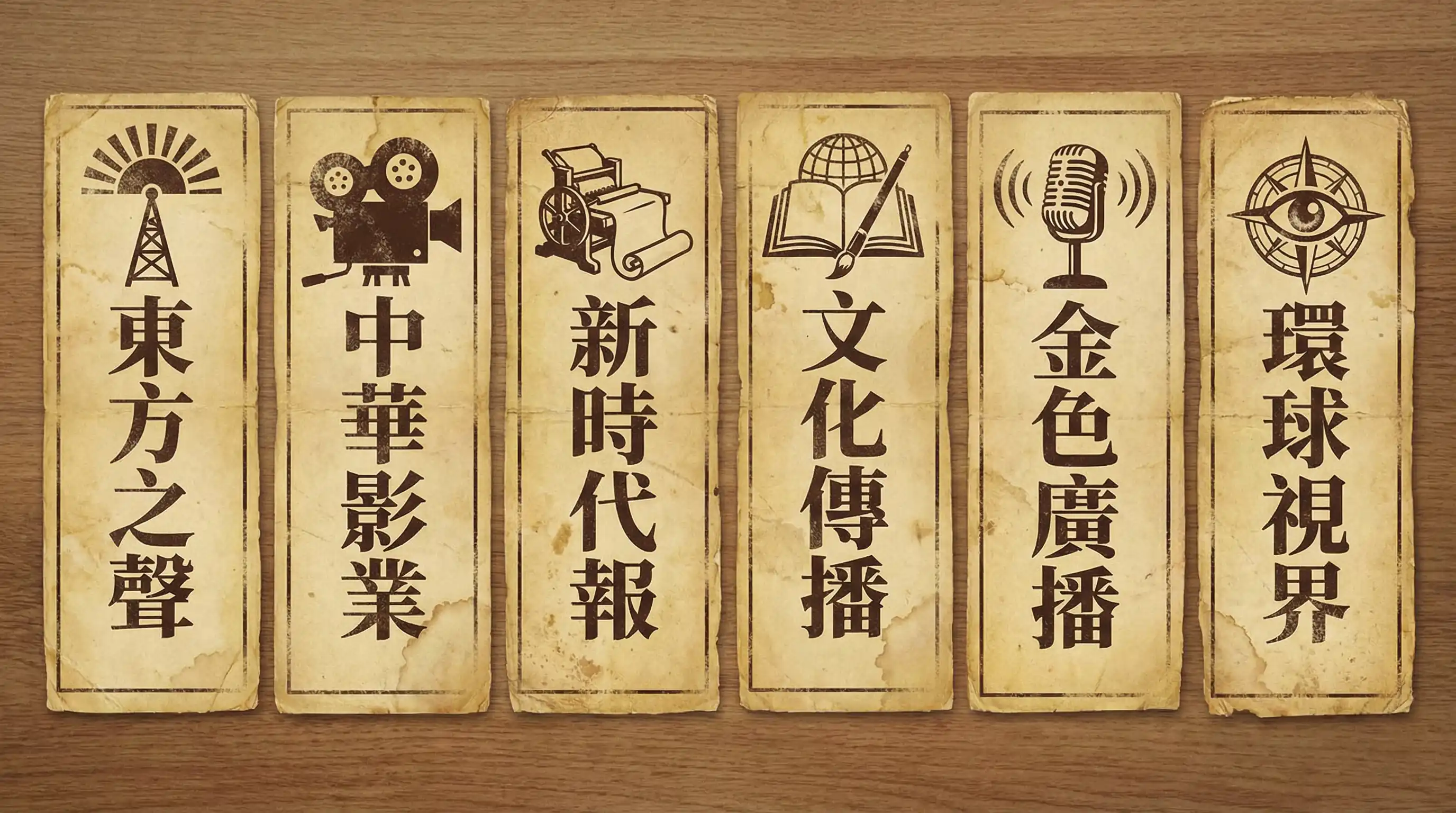 精品大师 合作伙伴 - 东方之声、中华影业、新时代报、文化传播、金色广播、环球视界